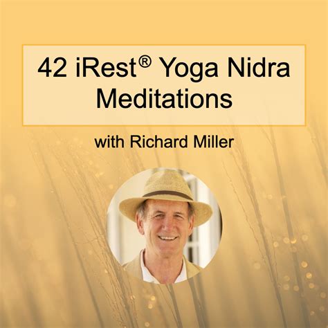 meditation with richard miller|richard miller irest yoga.